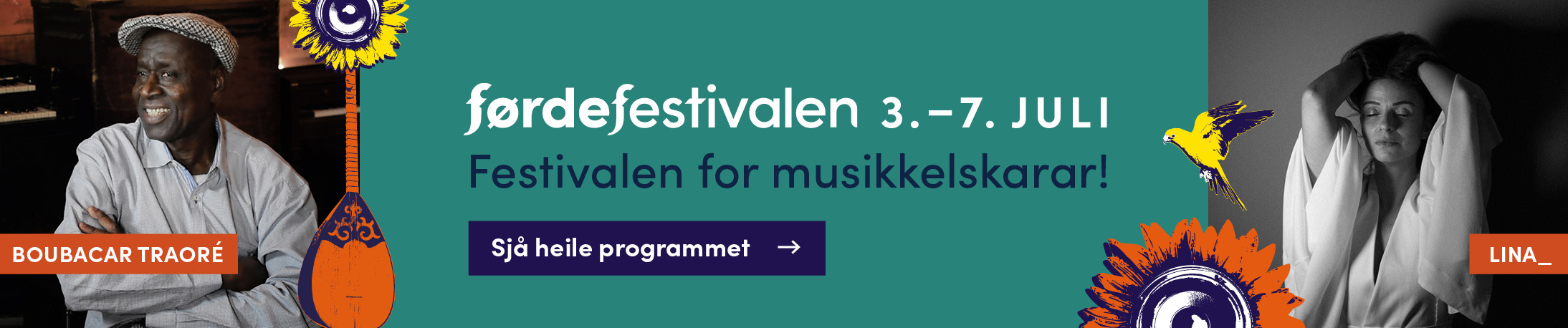 Annonse for Førdefestivalen 2024